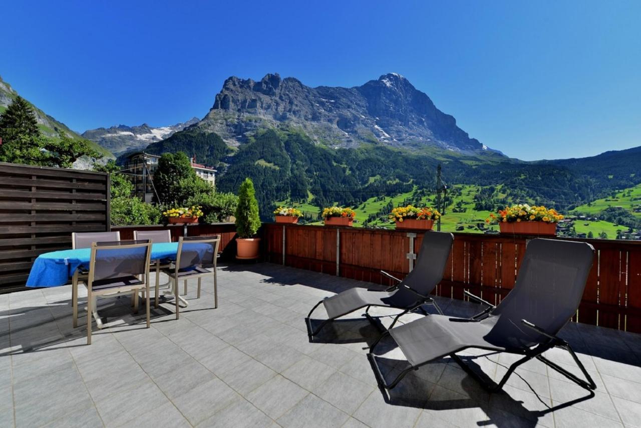 Ferienwohnung Alpengluehen Grindelwald Ngoại thất bức ảnh
